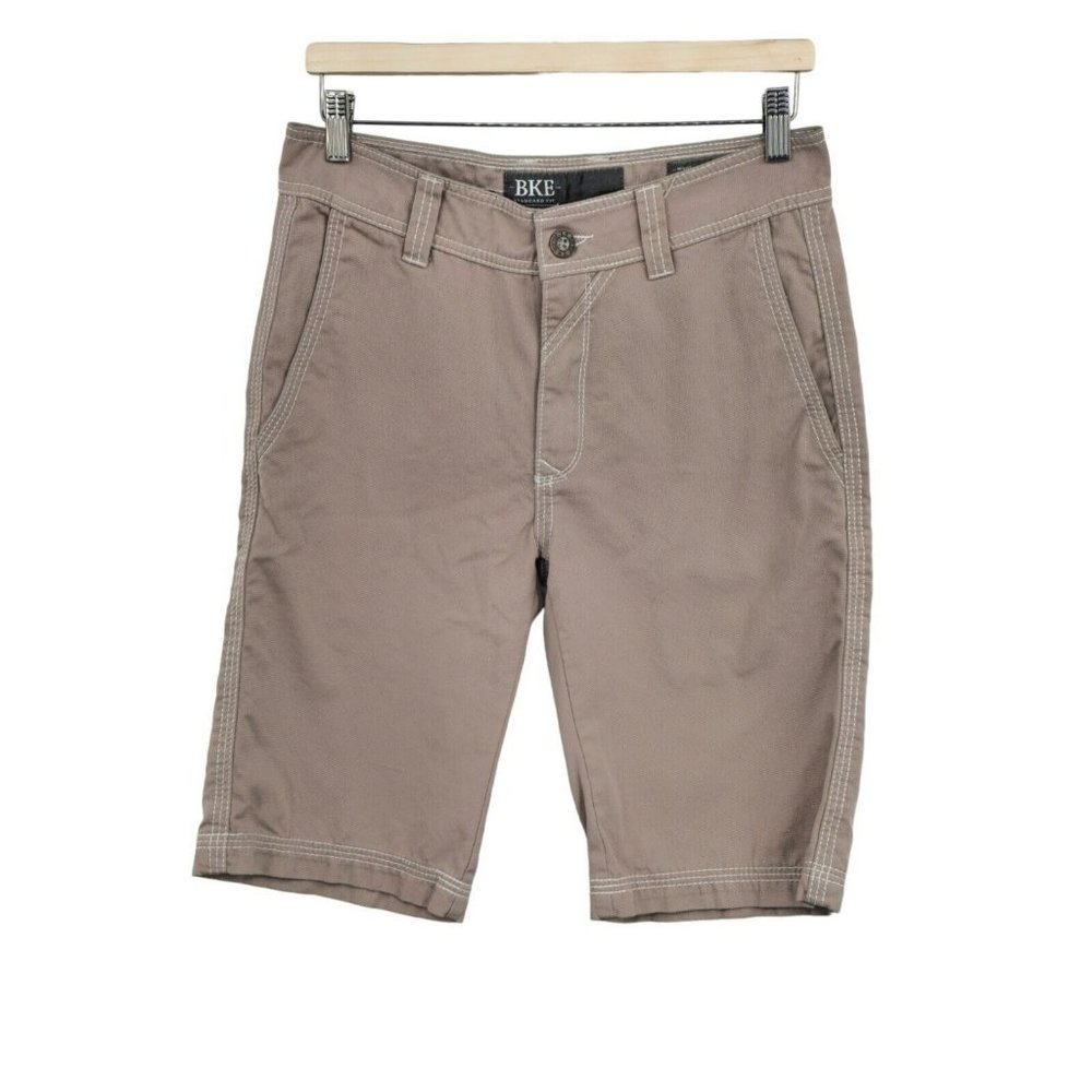 BKE Buckle Standard Fit Men's Sz 29 Tan Durant Shorts 11.5" Inseam Slash Pockets